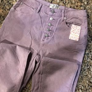 🌸Free People Lavender Corduroy Jeans